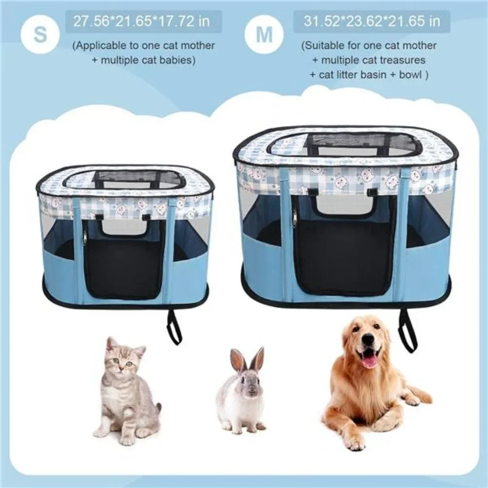 Portable Foldable Pet Playpen Collapsible Crates Kennel Playpen for Dog cat
